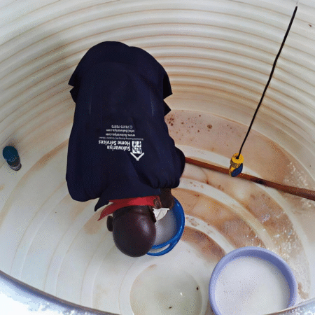 Overhead water tank cleaning (up to 1000)